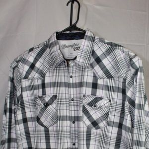 Wrangler 20x Blue Pearl Snap XXL